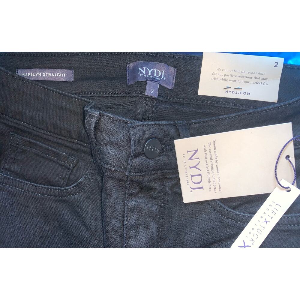 NYDJ Marilyn Straight Leg Jeans- Size 2 - Picture 6 of 7